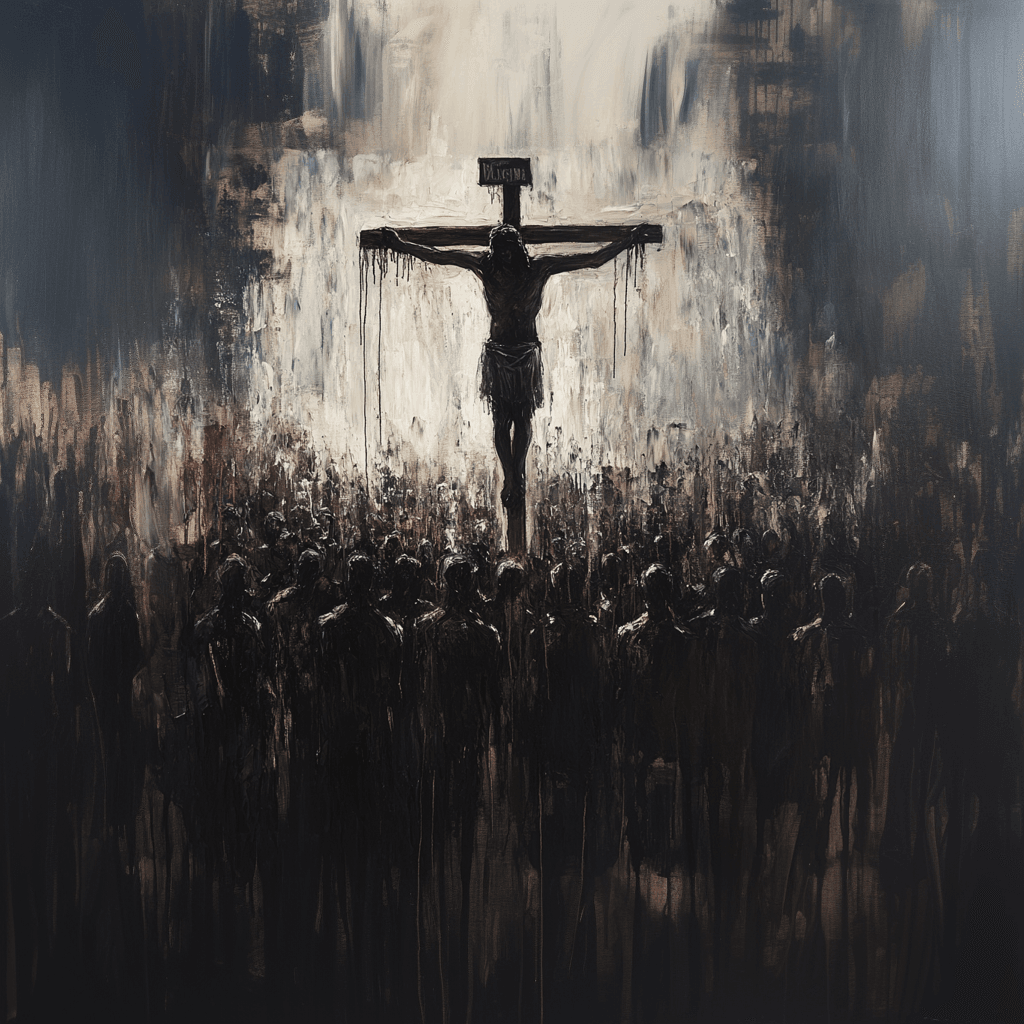 Jesus is crucified
